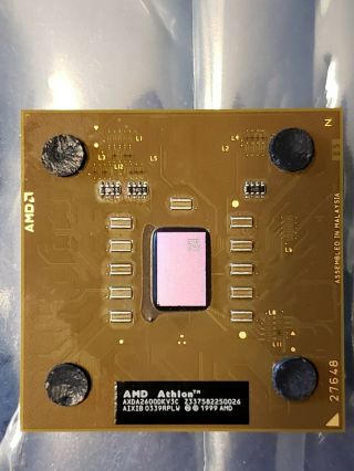 Vintage Amd Athlon Xp 2600,  2.  13 Ghz (axda2600dkv3c) Processor Socket 462