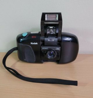 Vintage Kodak Cameo Motor Ex 35mm Flash Film Camera With Strap Black