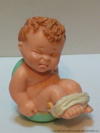 Vintage Galoob Magic Diaper Babies Baby Potty Training Pvc Toy Doll Figure 1992