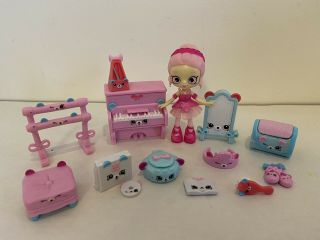Shopkins Happy Places Bearly Ballet - 100 Complete W/ Extra Pirouetta Lil Shoppie