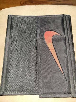 Mead Nike Swoosh Black Notebook 95 Portfolio Folder 1995 Vintage Breed