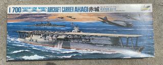 Vintage Hasegawa Akagi Aircraft Carrier Kit Wl - A031:950 1/700