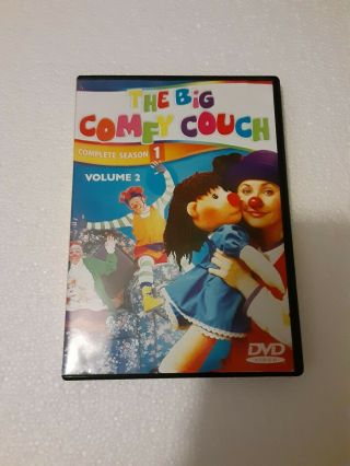 The Big Comfy Couch Dvd,  Season 1 Volume 2,  7 Episodes,  Vintage Pbs Kids Htf Oop