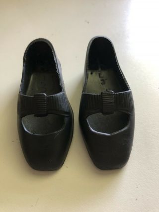 Vintage Ideal Black Bow Tie Shoes For Crissy,  Kerry,  Tressy