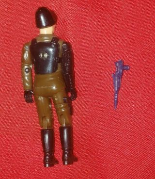 Vintage GI JOE Action Figure - Major Bludd 1983 W Gun,  File Card Hasbro 3