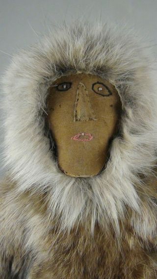 Vintage Alaska Alaskan Native Indian Eskimo Yupik Inuit Fur Doll