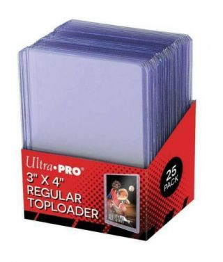 1 - 100 Packs Of 25 Ultra Pro 3x4 Regular Toploaders Standard - You Pick Quantity