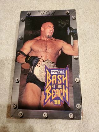 Vintage Wcw/nwo Bash At The Beach 1998 Vhs - Hollywood Hogan Vs.  Dennis Rodman,