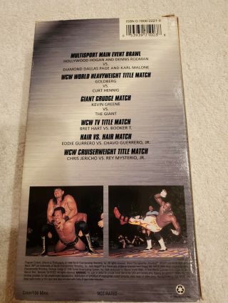 Vintage WCW/NWO Bash at the Beach 1998 VHS - Hollywood Hogan vs.  Dennis Rodman, 2