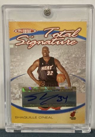 2004 - 05 Topps Total Signature Shaquille O 