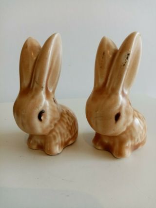 Vintage Sylvac Small Bunny Rabbits Beige Brown