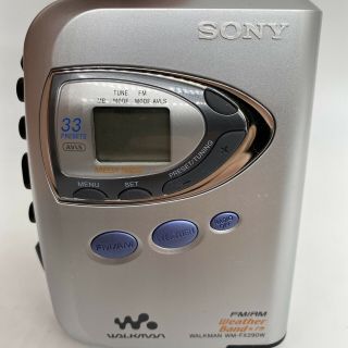 Vtg Sony Wm - Fx290w Walkman Am/fm Radio Cassette Portable Tape Player