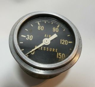 Vintage Stewart Warner Oil Pressure Gauge 0 - 150,  425912 / 360BH - M5 3