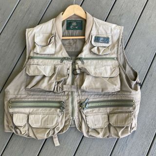 Vintage Orvis Fly Fishing Vest - Men’s Large - 20,  Pockets