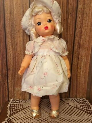 Vintage Dress To Fit 16” Terri Lee Doll Un - Tagged Factory Dress From Dime Store