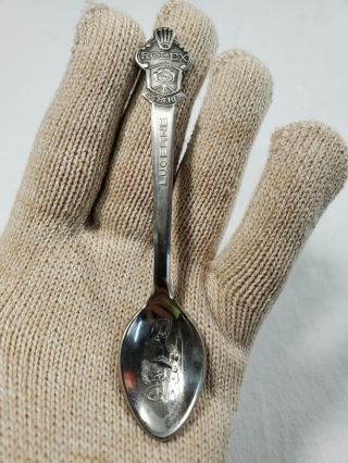Vintage Rolex Bucherer Of Switzerland Lucerne Souvenir Baby Spoon Engraved Bowl