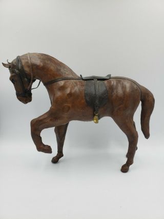Leather Horse,  Figurine,  Sculpture,  Statue,  Vintage Dark Brown