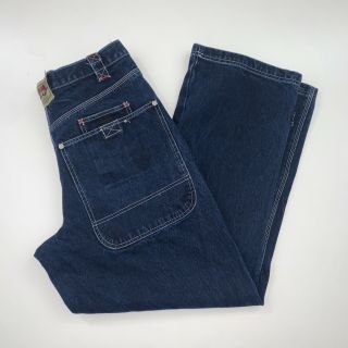 Vintage 90s Chaps Ralph Lauren Blue Denim Jeans Size 32x30