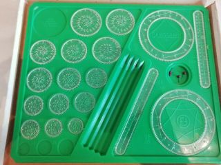 VINTAGE SPIROGRAPH - DENYS FISHER - 1960 ' s - PATTERN DRAWING STENCILS 3