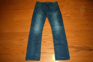 Banana Republic - Vintage Straight Blue Jeans - Men Size 34 X 36 - Premium Denim