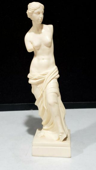 Vintage 12 " Venus De Milo Statue Signed A Santini Italy