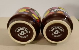 2 Vintage Smarties Egg Cups.  Made By Hornsea of England (1980 ' s) 3