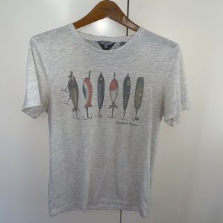 Ted Baker London Vintage Fishing Hook Nautical T - Shirt (size 3 Medium) Rrp $139