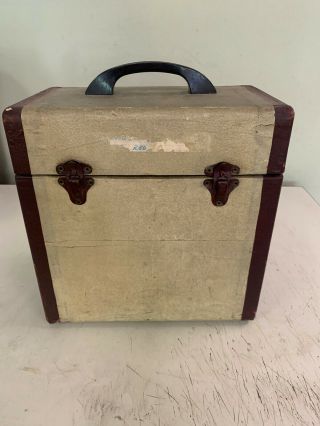 Vintage 78 Rpm Records Carrying Case