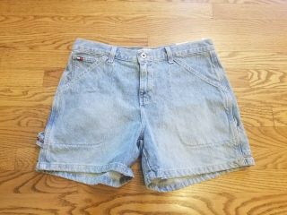 Vintage Tommy Hilfiger Womens Jean Shorts Size 10 1990 