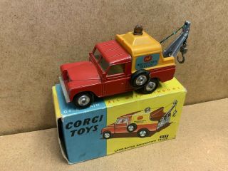 Vintage Corgi Toys No.  417 Land Rover Breakdown Service Truck Boxed