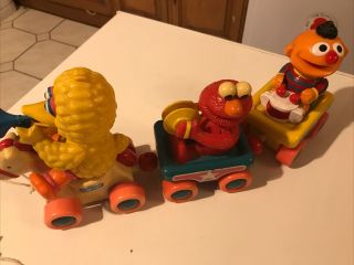Vintage Tyco Sesame Street Toy Train/retro/big Bird/elmo/ernie