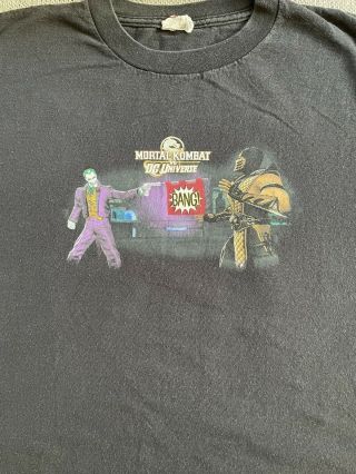 Vintage 2008 Mortal Kombat Vs.  Dc Universe Video Game Graphic T - Shirt Xl