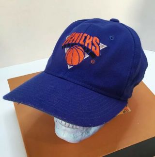 Vintage Starter York Knicks Mba Baseball Cap Hat / Size 1: 6 5/8 - 7 1/8 51a