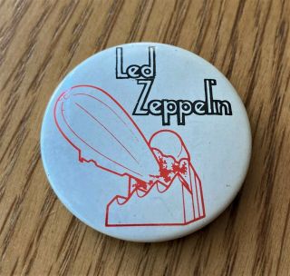 Led Zeppelin Vintage Metal Pin Badge From The 1970 