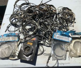 Joblot Of Vintage & Old Stock Bicycle Gear Brake Cables.