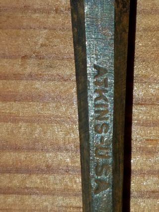 Vtg Atkins Silver Steel Files,  Artist,  Knife Makers,  Tool Makers, 2