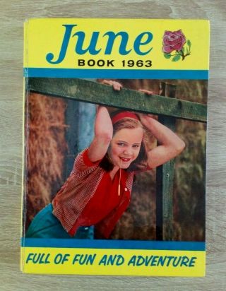 June Book 1963 Vintage Annual Girls Hardback Comic Book