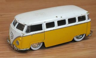 Vintage Jada Toys 1962 Yellow Volkswagen 1/32 Scale Diecast Collectible Toy