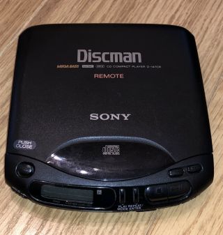 Sony Discman D - 147cr Cd Compact Player Mega Bass Vintage