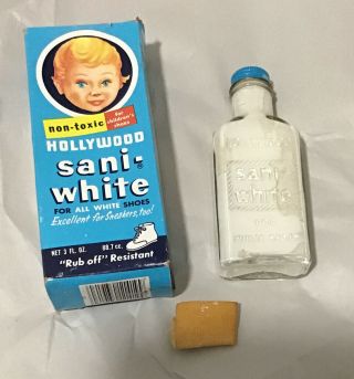 Vintage Sank - White Hollywood For All White Shoes Non Toxic Rub Off Resistant