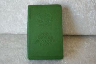 Vintage Post Office Savings Bank - Money Box - Pearson,  Page & Jewsbury