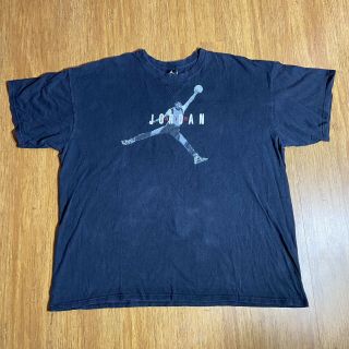 Vintage Air Jordan Jumpman Logo T Shirt Size Xxl Authentic 100 Cotton Black