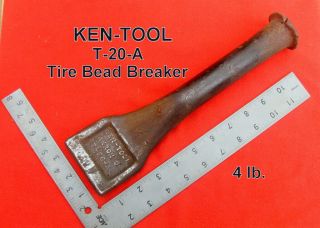 Ken - Tool T - 20 - A Tire Bead Breaker Branded Vintage Tool 4 Lb.