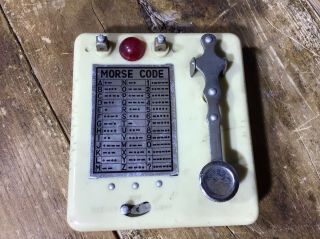 Vintage Bakelite Morse Code Machine Not