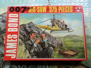 Vintage 007 James Bond Jigsaw Puzzle - Sean Connery - From Russia With Love