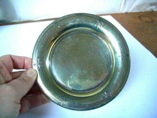 Small Vintage Silver Plated Epns Pin Dish - 13cm Diameter