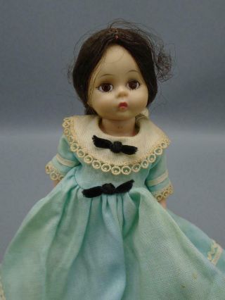Vintage Madame Alexander Hp Doll Alexanderkins Bk Tagged Jo Dress Little Women
