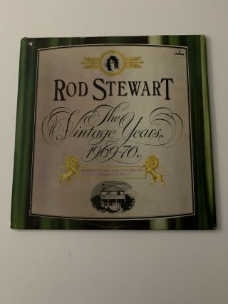 Rod Stewart The Vintage Years 1969 - 70 Gatefold 2 X 12 Inch Vinyl Lp Ex/ex
