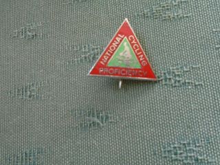 Vintage National Cycling Proficiency - Enamel Pin Badge - Gaunt London