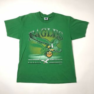 Vtg 1994 Philadelphia Eagles Nfl Tshirt Mens L Single Stitch Kelly Green Tee
